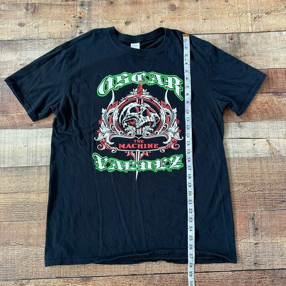 Oscar Valdez The Machine Boxing Men's Short Sleeve Grapic Tee T-shirt Black -L - Picture 4 of 8